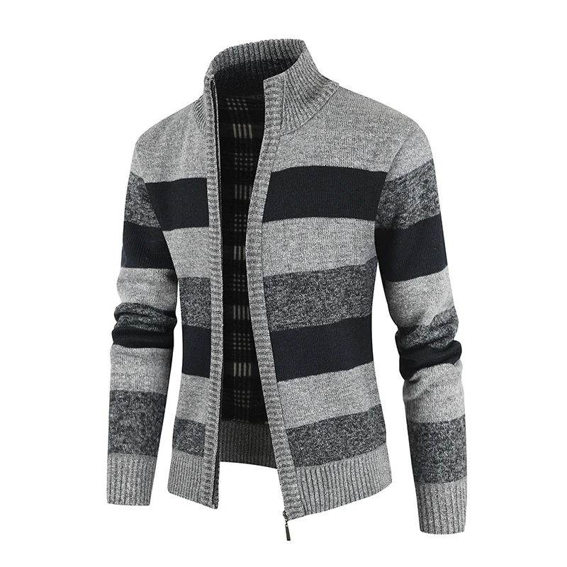 

Высококачественная осенне-зимняя новая куртка, теплый и красивый мужской модный цвет, блестящий свитер с воротником-стойкой