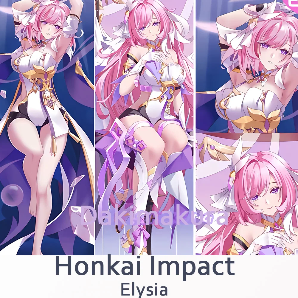 

Двухсторонняя подушка Elysia Dakimakura Honkai для обнимания всего тела