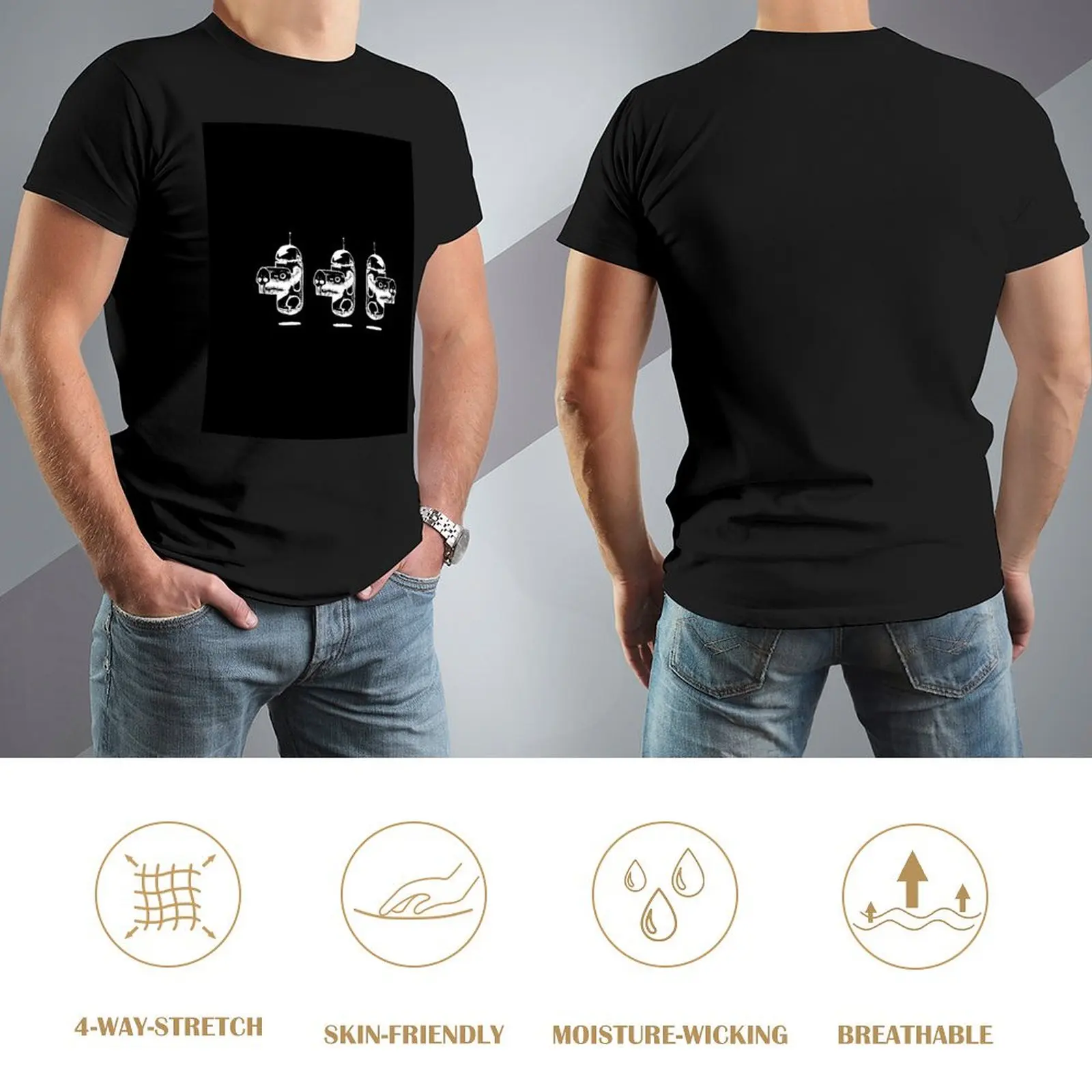 Футболка Death Robots Are On the Way (белая) одежда больших размеров футболки с аниме летняя