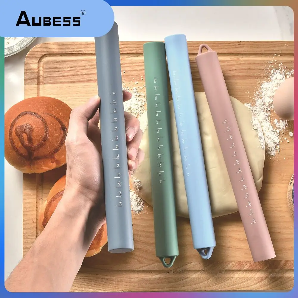 Food Grade Dumpling Skin Tools Available In Multiple Colors Silicone Flour Pin Food Grade High-quality Silicone Simplicity