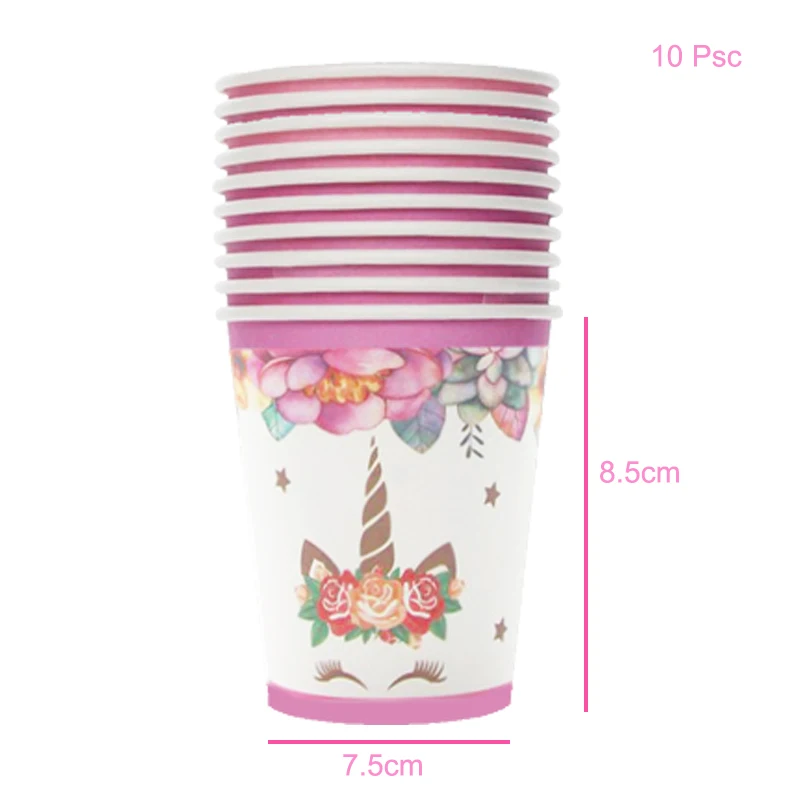 Детская одноразовая посуда принадлежности для дня рождения бумажная тарелка в