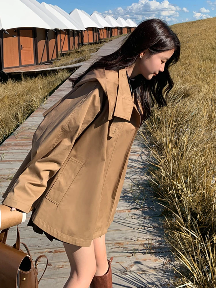 Популярный плащ Advanced Design Sense на раннюю осень верхняя одежда женский короткий топ