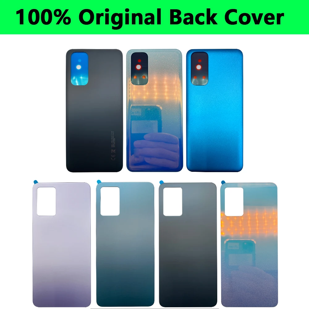 20Pcs Original For Xiaomi Redmi Note 11s Battery Back Cover Glass Rear Door Replacement Housing Case For Redmi 10C Note 11 Pro