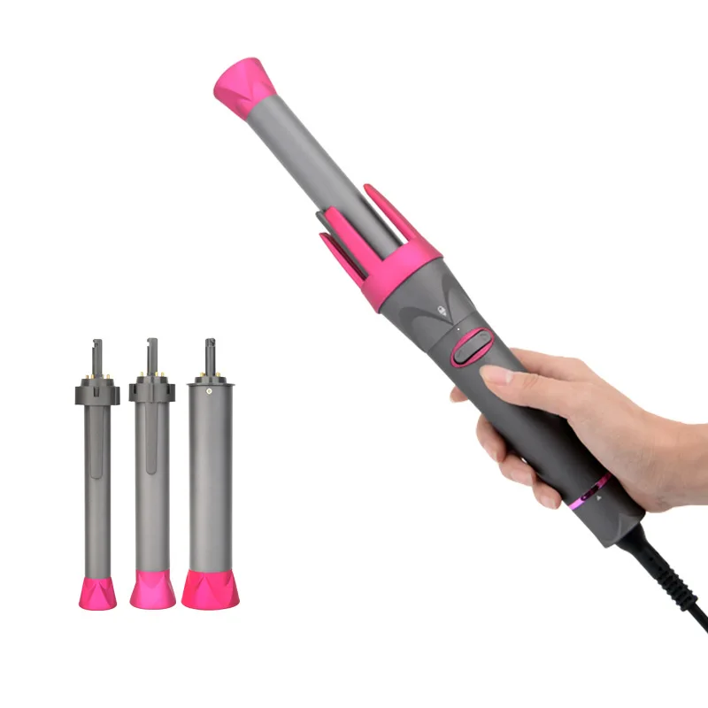 

Hair Curling Iron Set 3 in 1 Hair Curler Rollers Instant Heating Up Curling Tongs Temperature Adjustment
