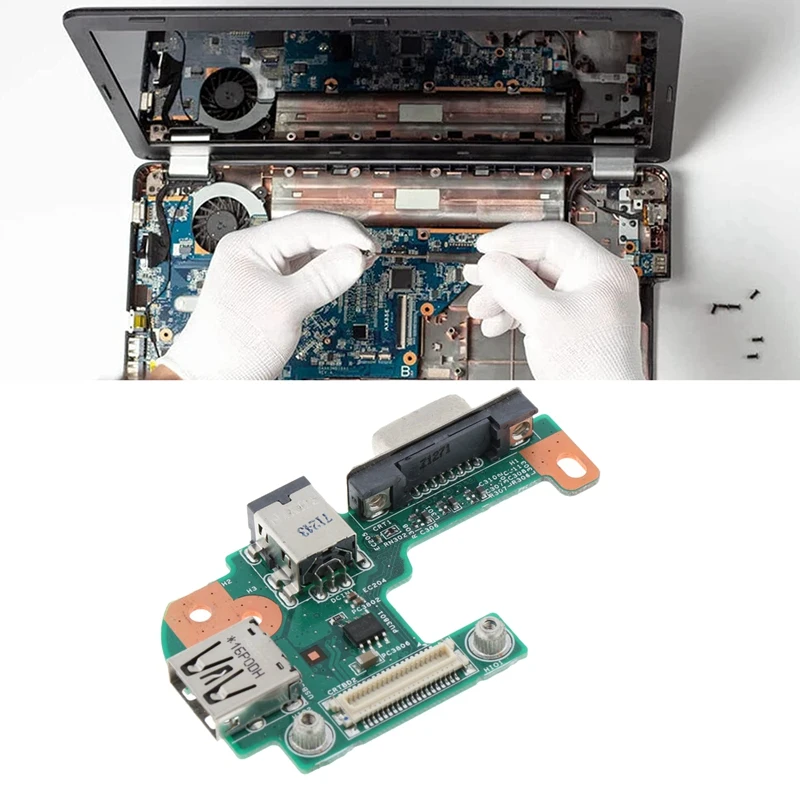 

Laptop Power Board Power Board For Dell P17F N5110 V3550 M5110 USB+VGA Interface Board Replacement