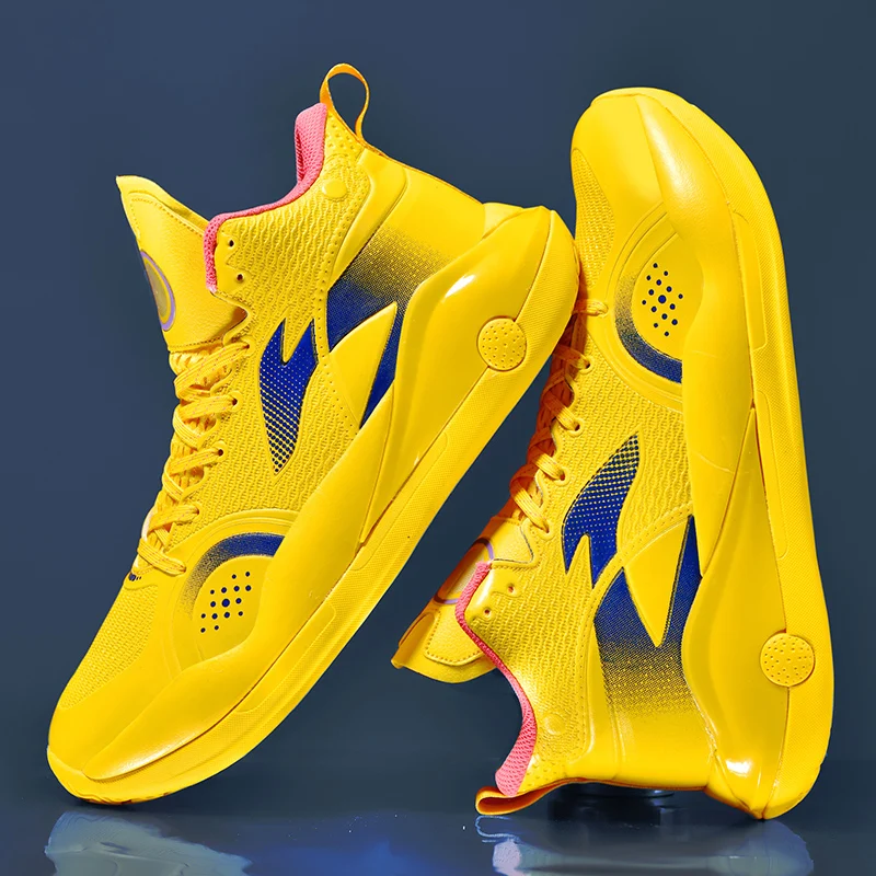 For Boy Teenager Men Training Running Sport Breathable Basket Sneakers Comfortable High Top Brand