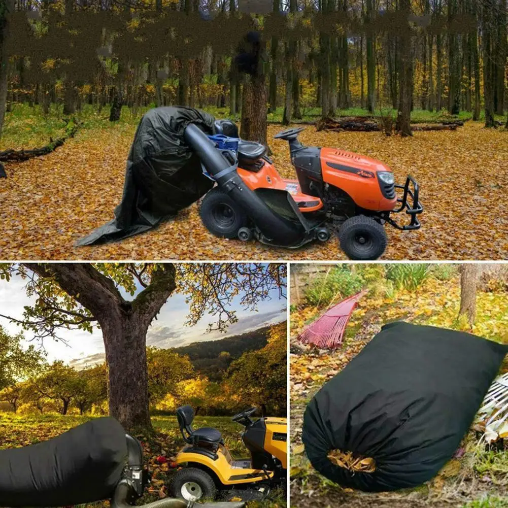 

Large Capacity Lawn Tractor Leaf Bagzero-turn Lawn System Collection Universal Huge Trash Bag Bag Tool Mowers Bag Waste Gar K7t2