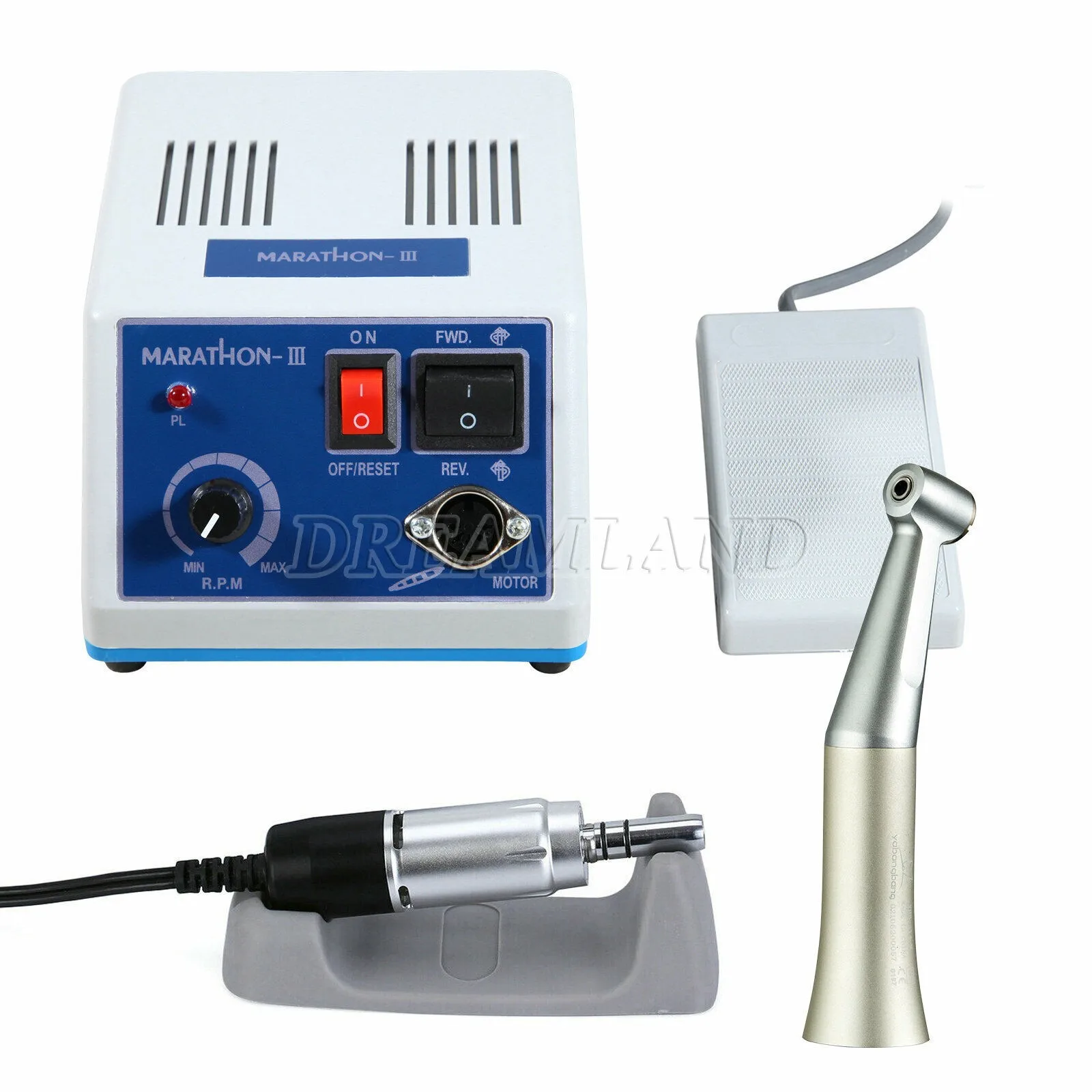 

Dental Lab Marathon Electric Micromotor Polisher M-III N3/Contra Angle Handpiece