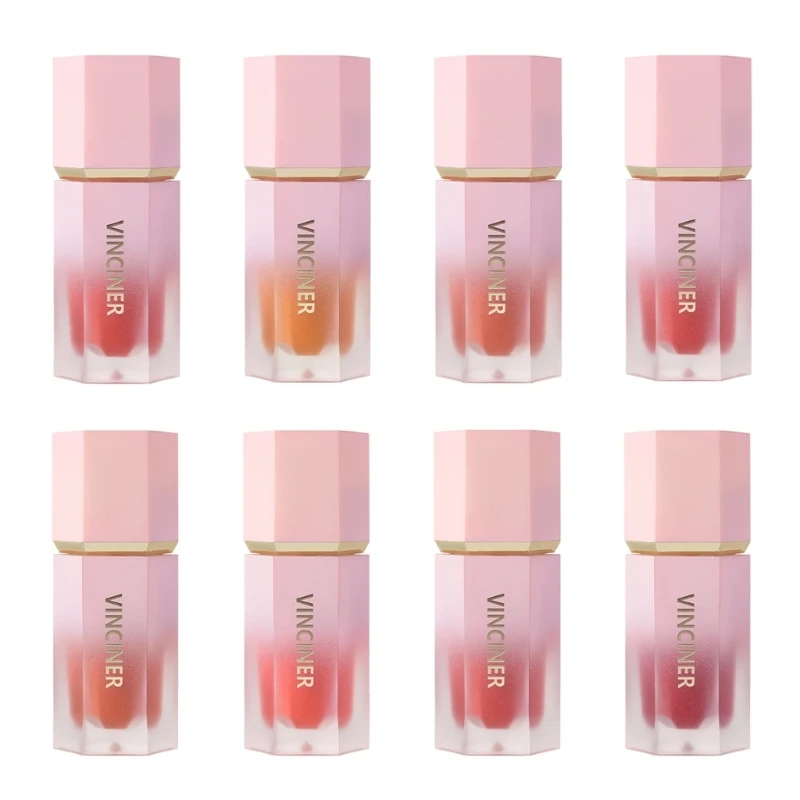 

Face Blush Make-Up Pigmented Natural-looking Liquid Cheek Blusher Cream-Gel
