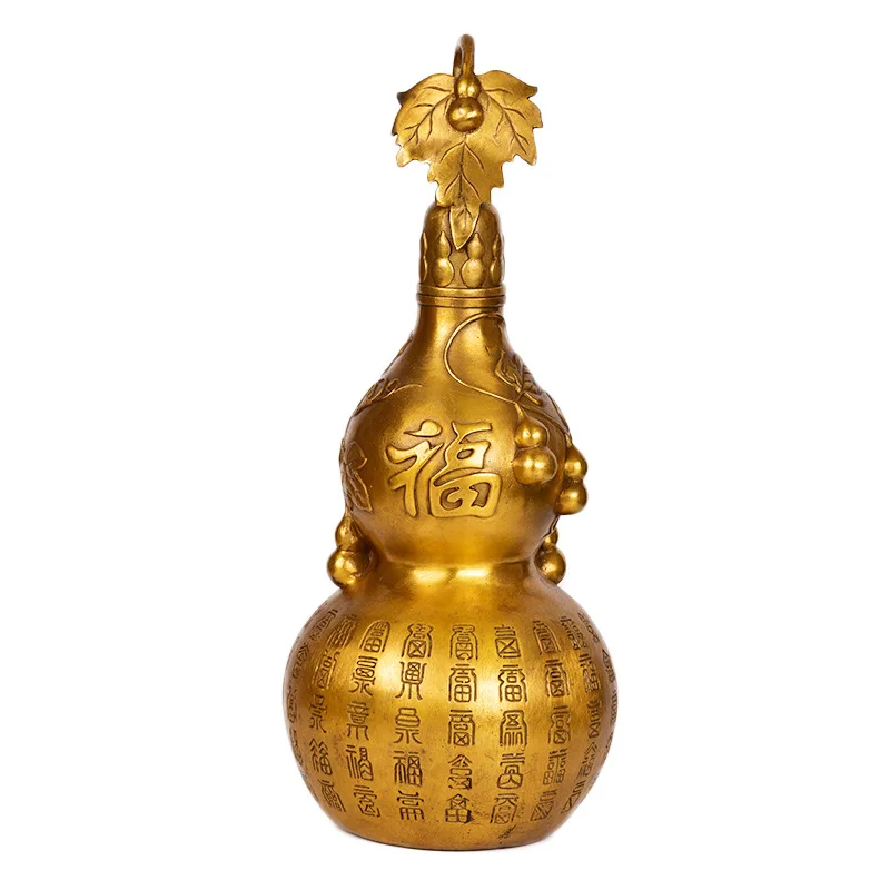 

Home Decoration Fulu Decorations New Year Gift Copper Gourd Bagua Craft Decoration