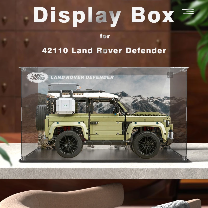 Акриловая витрина для Lego Brick 42110 Land Rover Defender, пылезащитный прозрачный чехол (Набор Lego не входит в комплект) (art.: 3920bd9489502) - 3920bd9489502