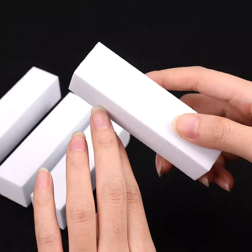

2022New Sanding Sponge Nail Buffers File For UV Gel White Nail File Buffer Block Polish Manicure Pedicure Sanding Nail Art Tool