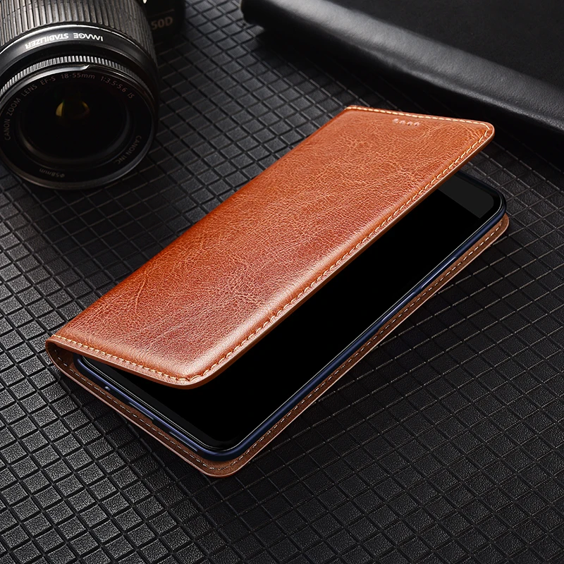 luxury crazy horse genuine leather case for infinix note 7 8 8i 10 11 11i 11s pro nfc cowhide magnetic flip cover phone shell free global shipping
