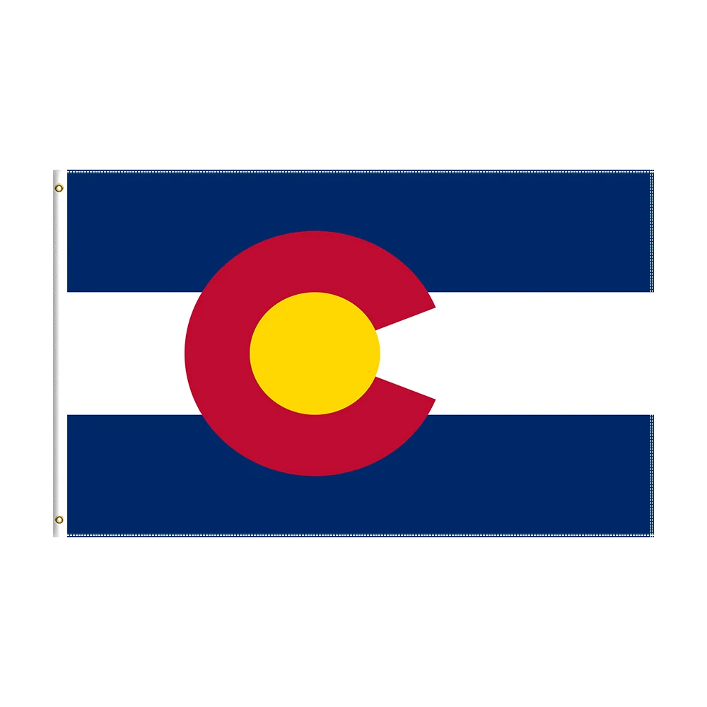 

3x5 Ft Colorado Flag Polyester Printed State Banner For Decor