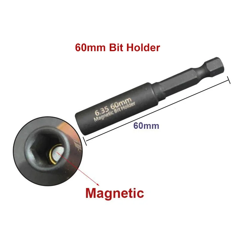 Бита для отвертки Pozidriv с держателем бит 50 мм PZ1 PZ2 PZ3 ударные биты 1/4 дюйма