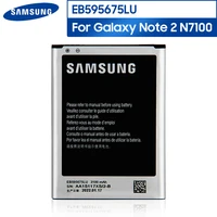 original replacement phone battery eb595675lu for samsung galaxy note 2 n7100 n7102 n719 n7108 n7108d authentic battery 3100mah