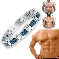 titanium power magnetic bracelet magnetic lymph purifying braceletslimming therapy magnetic braceletrelieve arthritis pain