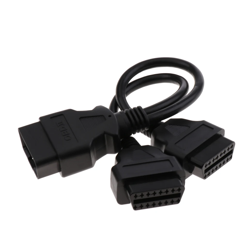 

II Y Male Cable Double Female 16 Pin Splitter Auto Extension