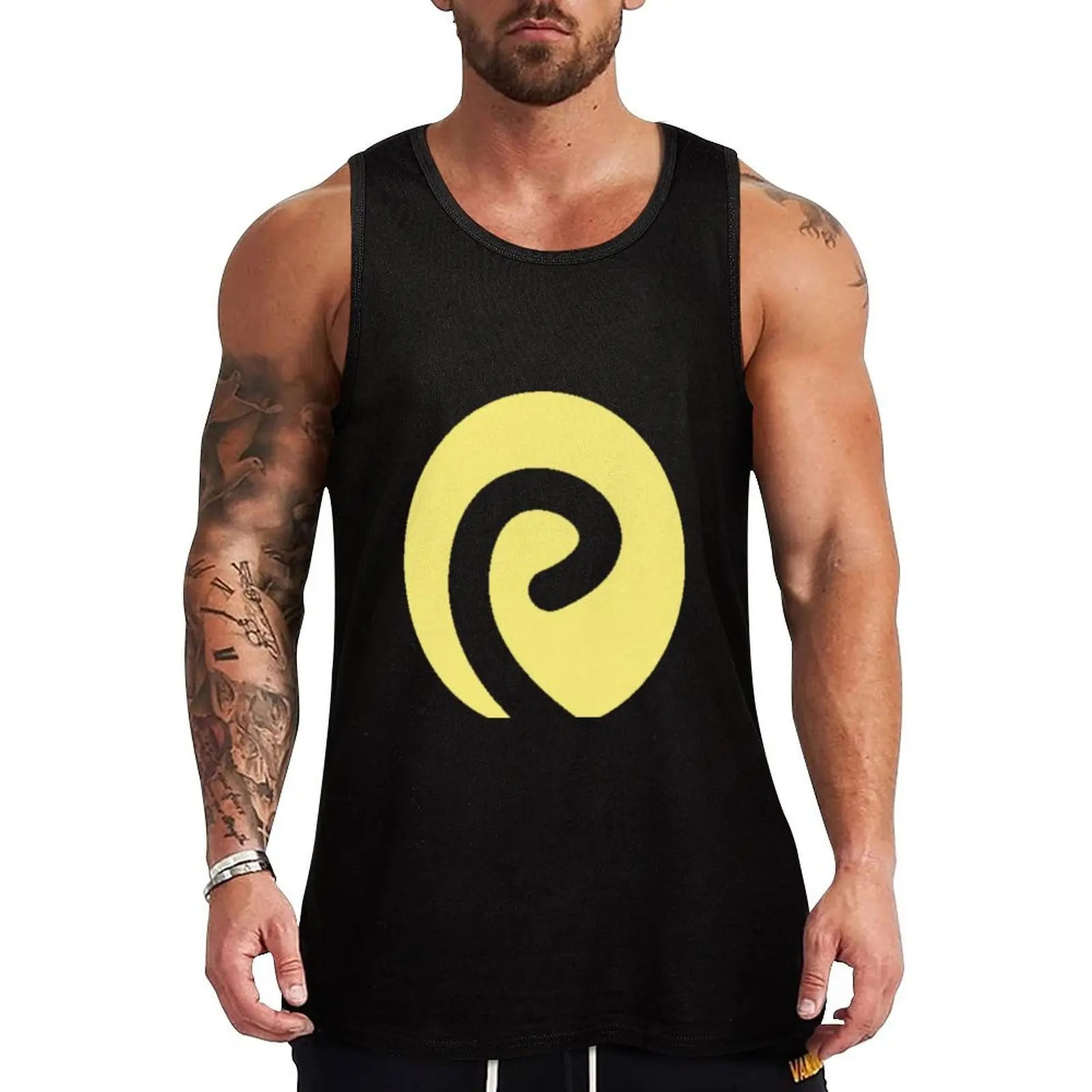 Фото Майка Politoed Swirl Tank Top с ландшафтным принтом и изображением природы, без рукавов №1