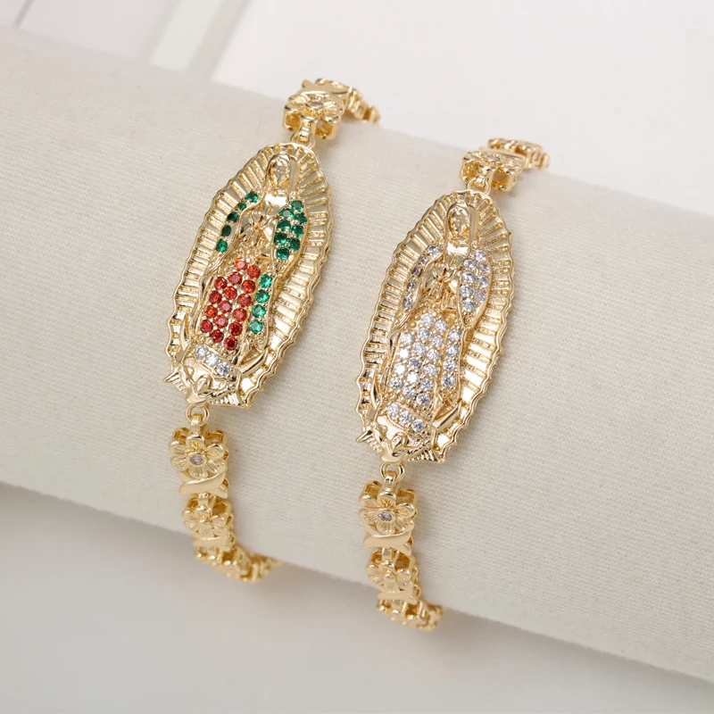 Ювелирные изделия GreyBirds модные религиозные браслеты с изображением Девы Марии