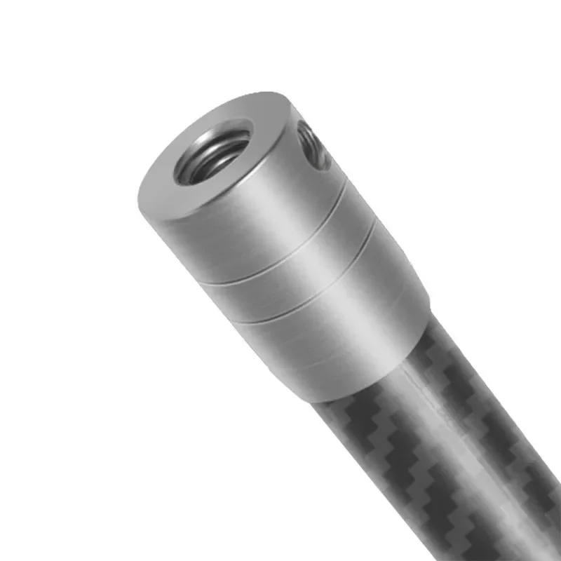 Premium Carbon Fiber Extension Pole 1/4 Selfie Stick Extended Rod Stainless Steel for Action Camera FOV Mount
