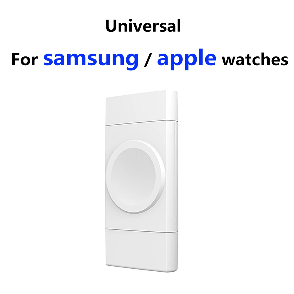 

Беспроводное зарядное устройство 2 в 1 для Apple / Samsung Galaxy Watch 2 3 4 5 iWatch 8 7 6 5, быстрая зарядная станция для USB Type-C, портативное