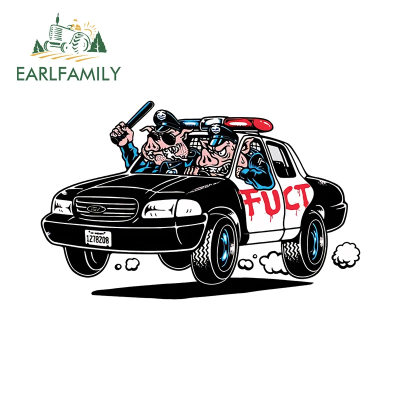 Фото EARLFAMILY 13 см X 8,1 см для ACAB наклейки на полицейские автомобили граффити креативные наклейки водонепроницаемые автомобильные аксессуары №1