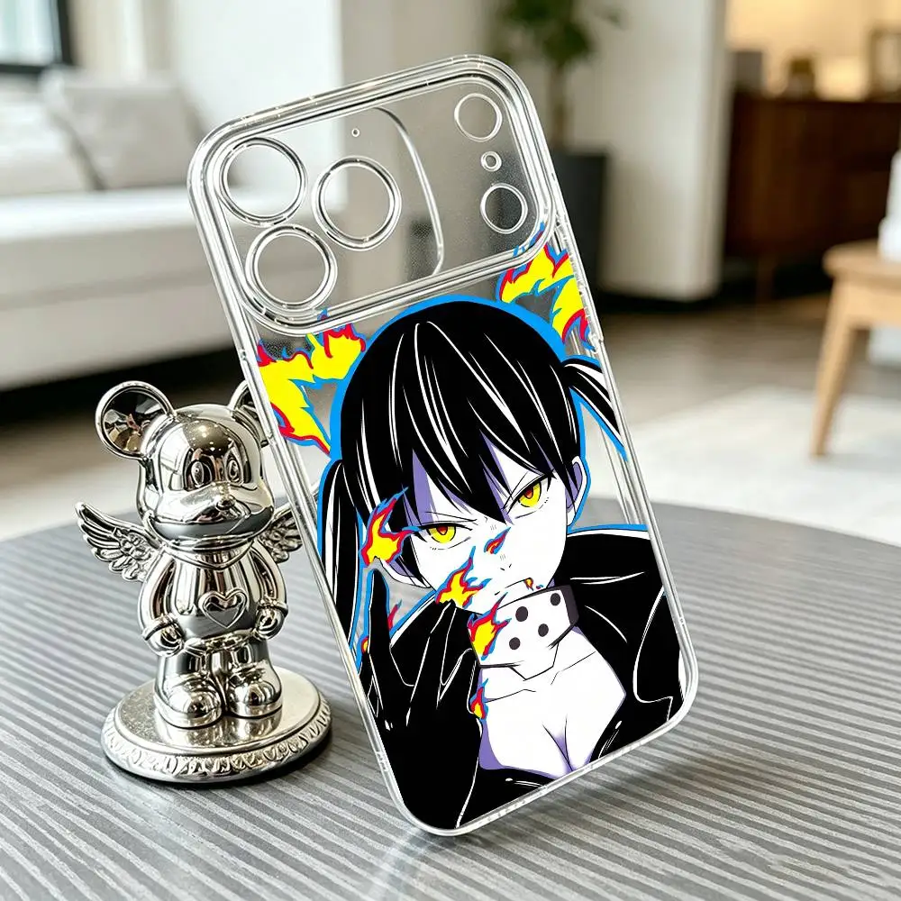 Фото Чехол для телефона F-Fire Force Tamaki Kotatsu, прозрачный силиконовый мягкий чехол для iPhone 17 16 15 14 13 12 11 Mini Pro Max Plus №2