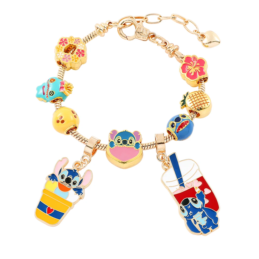 Мультяшные Аксессуары для девочек очарование Лило и Ститч ювелирные изделия с