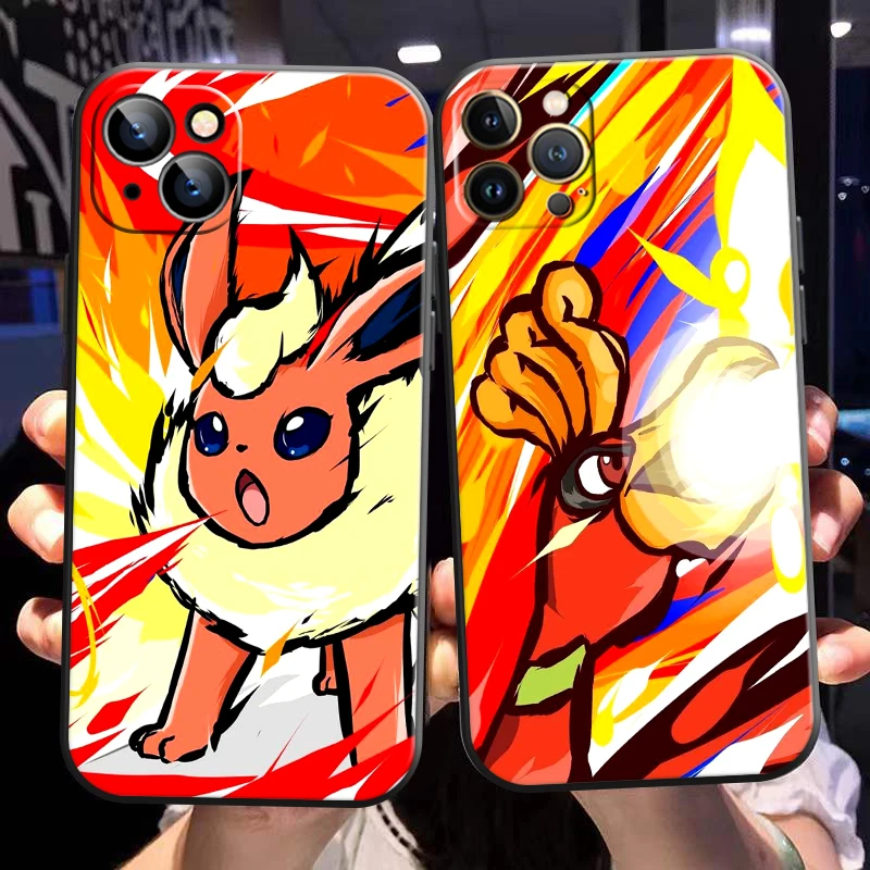 

Japan Anime Pokemon Pikachu For Apple iPhone 13 12 11 Pro 12 13 Mini X XR XS Max 5 6 6S 7 8 Plus SE2020 Phone Case Soft TPU