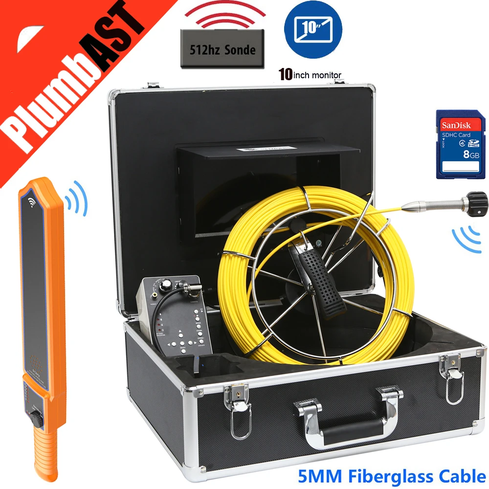 Купить Эндоскоп подводный, 512 Гц, с 10-дюймовым IPS-монитором Купить Эндоскоп подводный, 512 Гц, с 10-дюймовым IPS-монитором