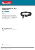 Кожаный ремень Makita#4