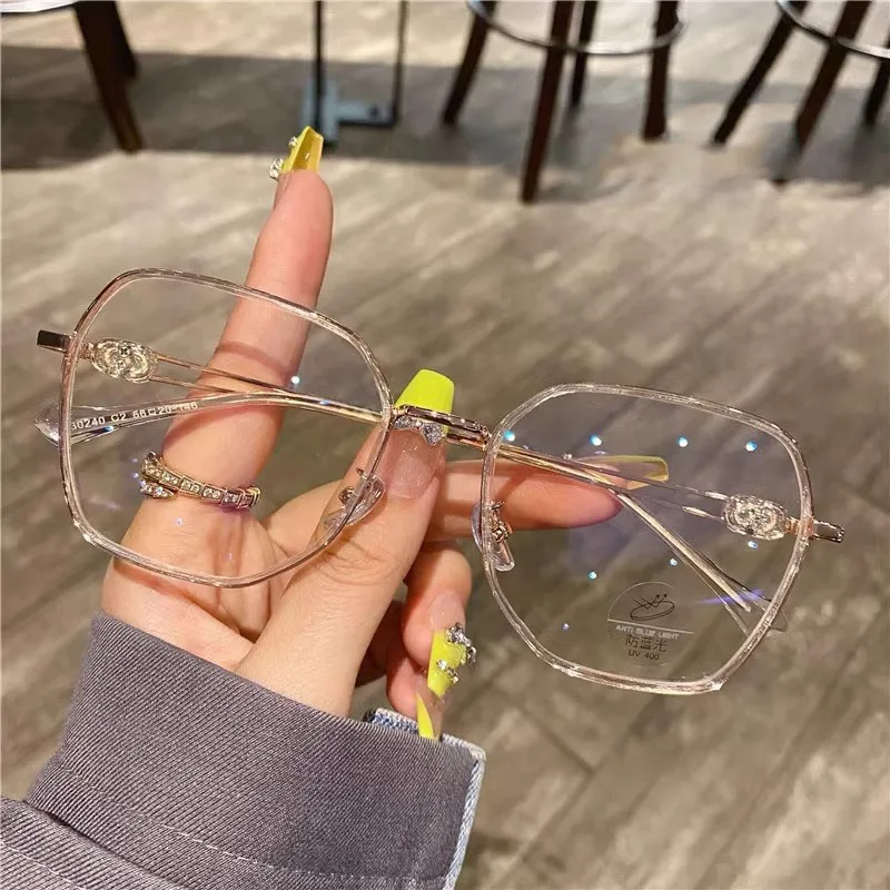 Металлические оправы для очков YOOSKE TR90 мужчин и женщин оправа с защитой от синего