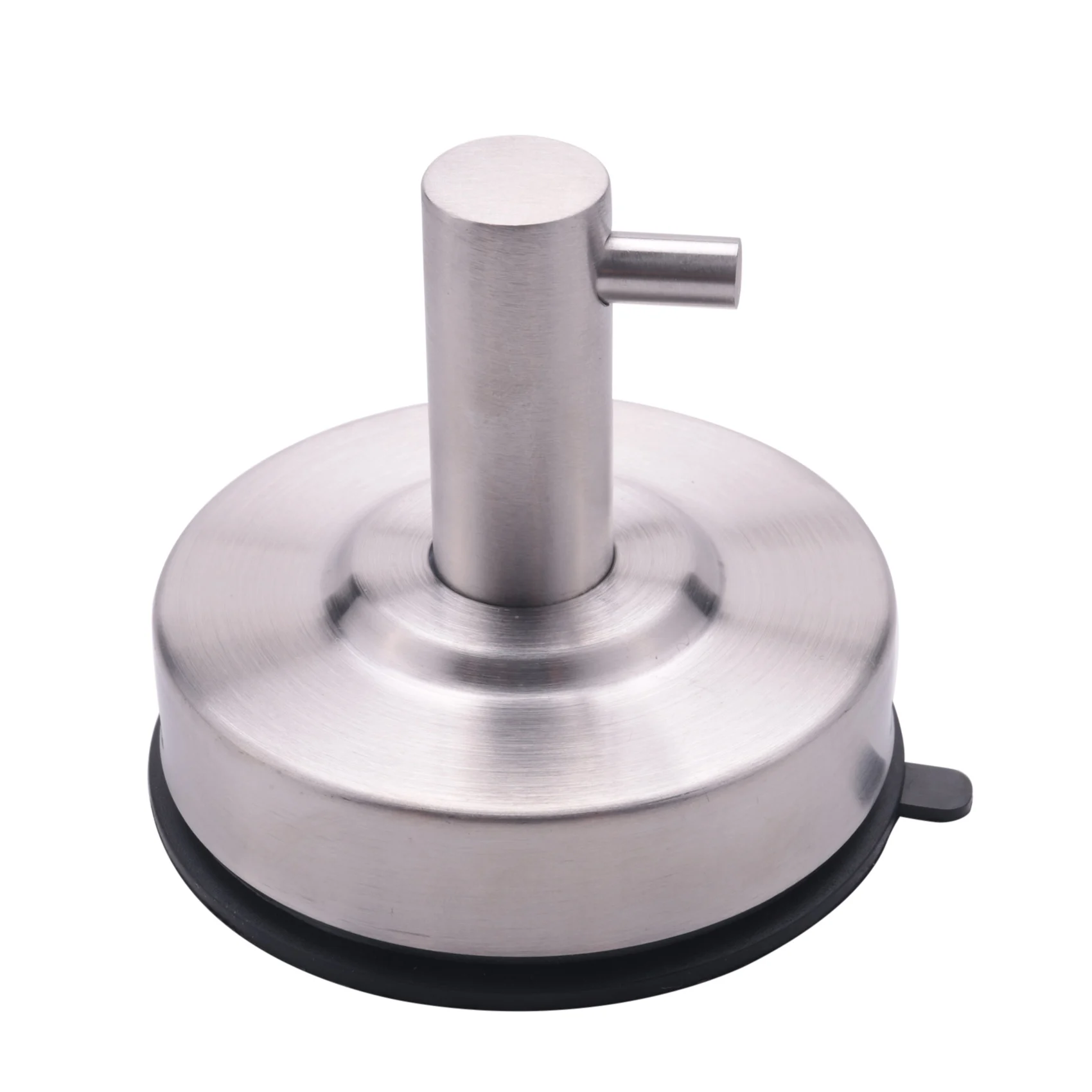 

Водонепроницаемый Прочный настенный крючок из нержавеющей стали с вакуумной присоской, серебристый