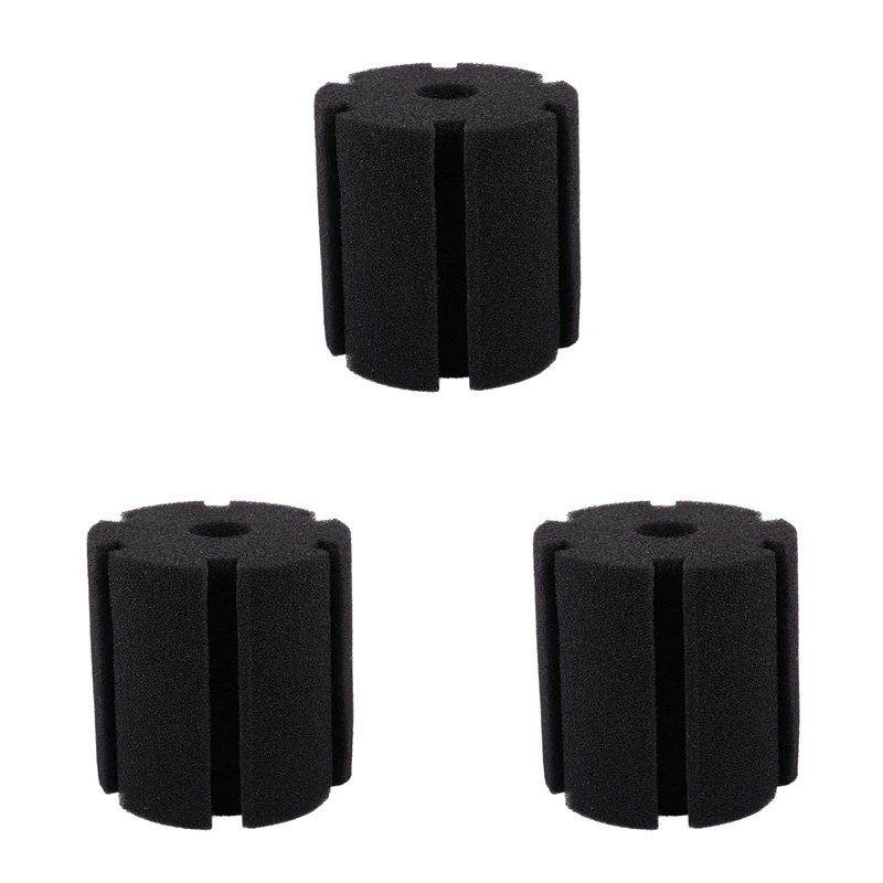 

3X Aquarium Filter Biochemical Sponge Foam Replacement Black
