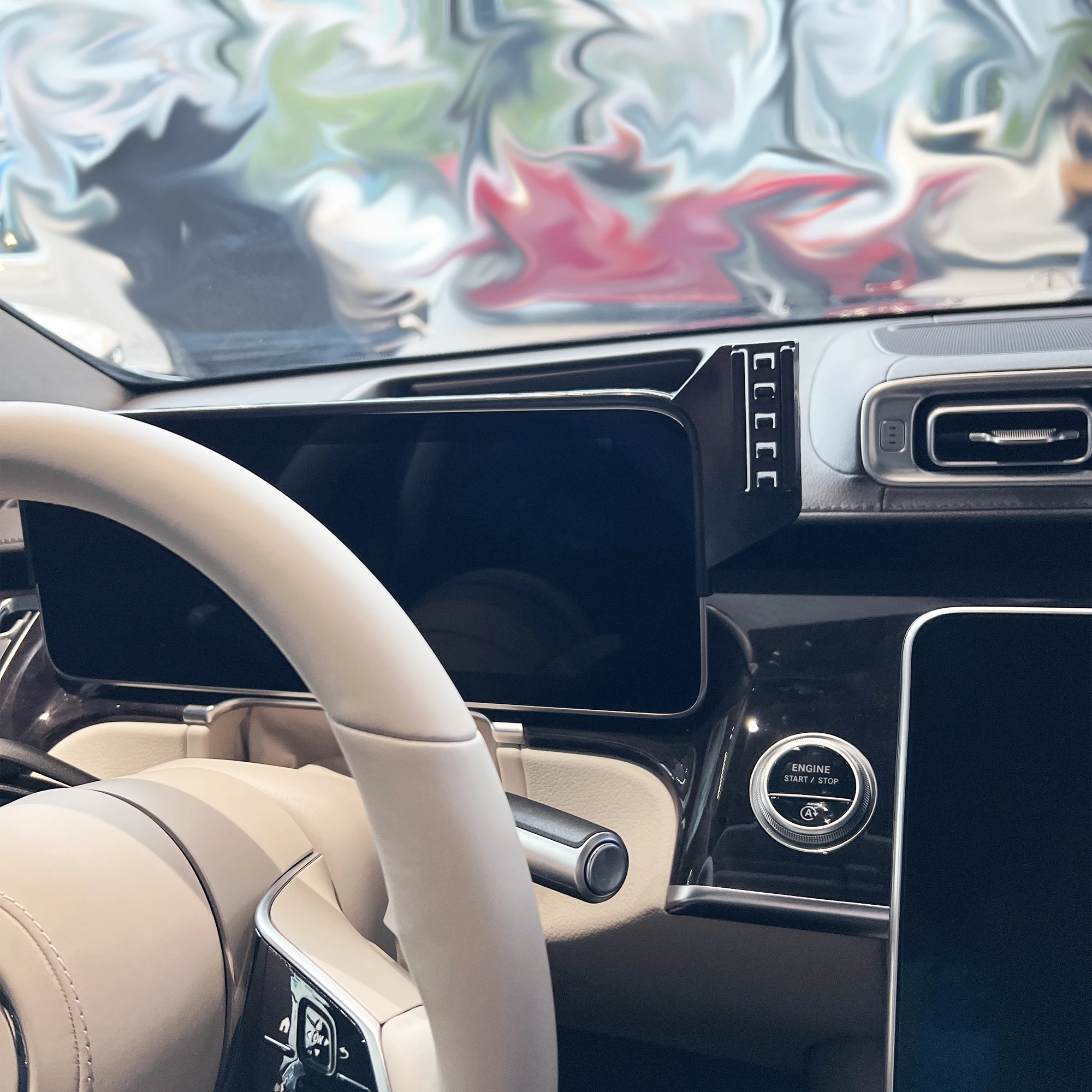 Для Mercedes Benz S-Class W223 2024 2023 2022 2021 автомобильный держатель для телефона