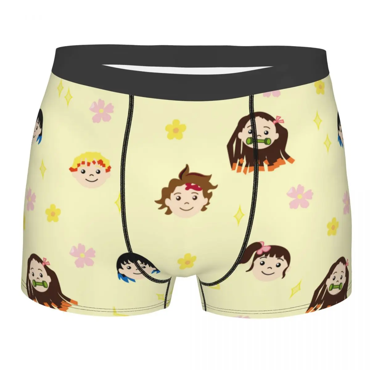 

Men's Tanjiro Nezuko Zenitsu Demon Slayer Underwear Anime Kimetsu no Yaiba Funny Boxer Shorts Panties Homme Soft Underpants
