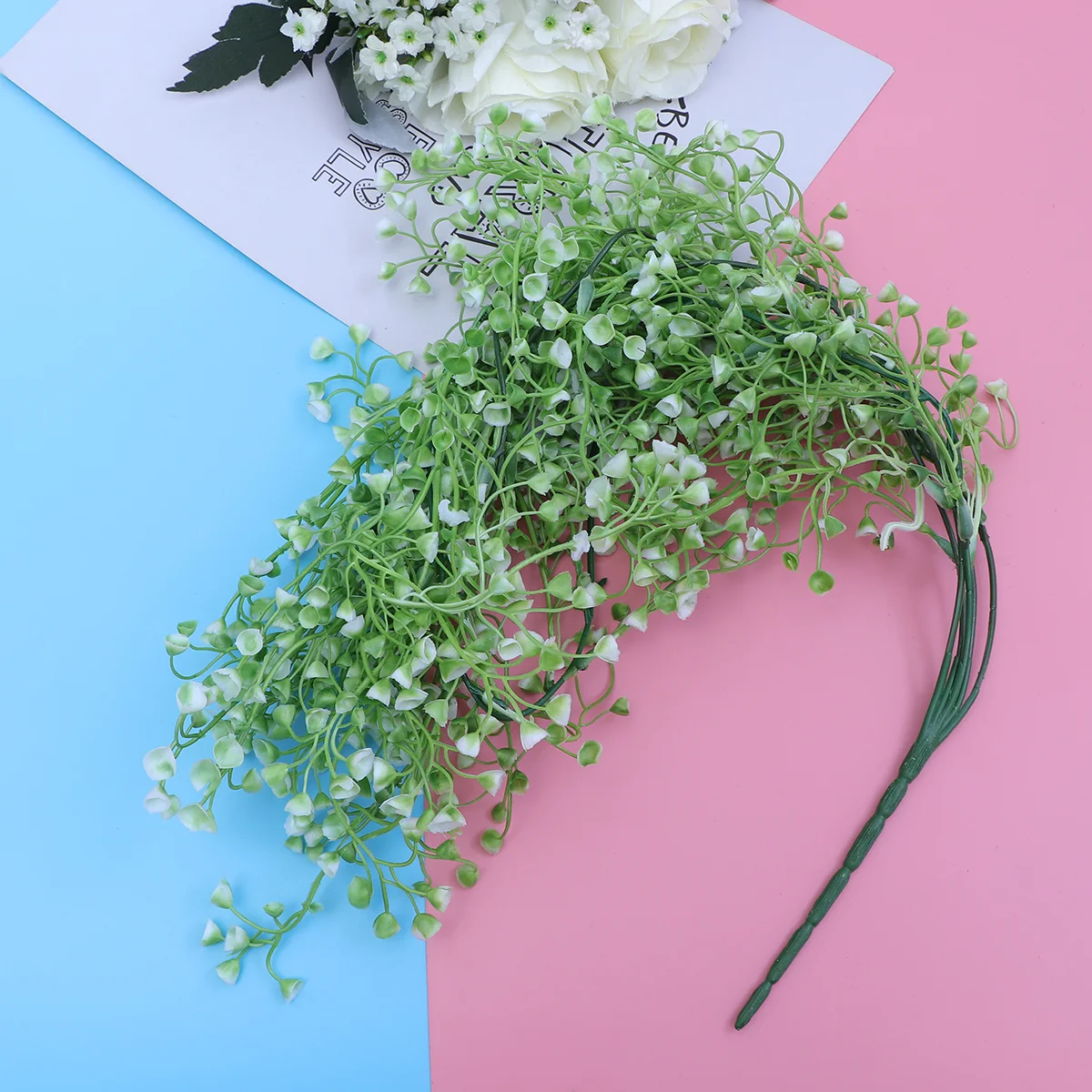 

85 CM Green Plants Faux Hanging House Plants Indoors Live Artificial Plants Wedding Decor Silk Flowers Rattan