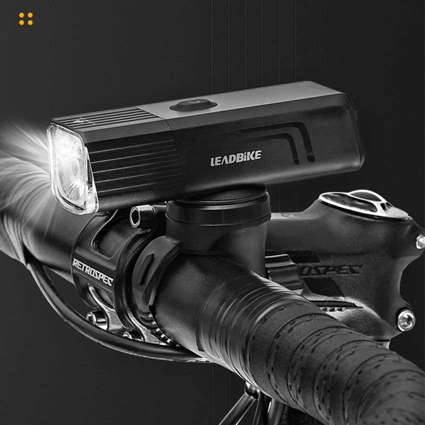 

Six Light Modes Waterproof Road Bike Headlight High Lumen Anti-Glare Professional Cycling Headlight Bicycle Headlights