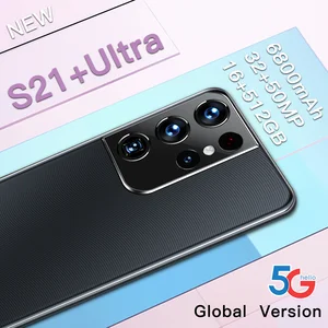 s21 ultra smartphone android 7 3 inch 16gb 512gb celular unlocked 5g mobile cell phone qualcomm888 6800mah global version free global shipping