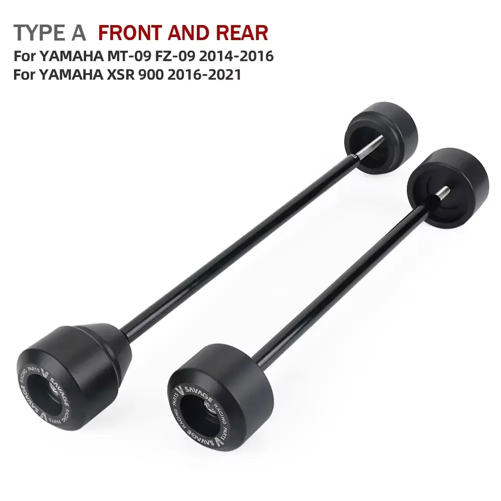

MT09 2014-2020 вилка колесной оси, слайдер для YAMAHA MT-09/SP XSR900 FZ09 FZ-09 MT 09, защита переднего и заднего маятника мотоцикла