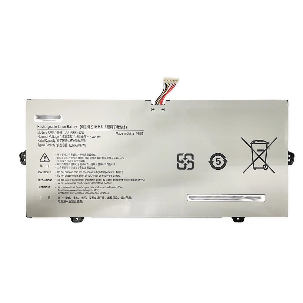 AA-PBRN4ZU 4ICP5/52/109 15 4 V 66.9Wh 4350mAh Аккумулятор для ноутбука Samsung 950QCJ 930QCJ 950XCJ 930XCJ
