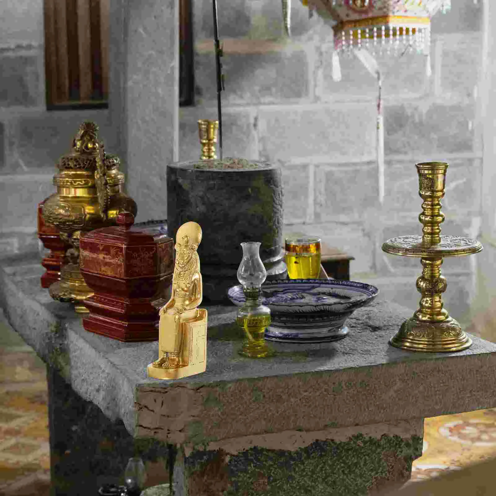 Статуя Сфинса Египет изделия из смолы древнеегипетская креативная фигурка