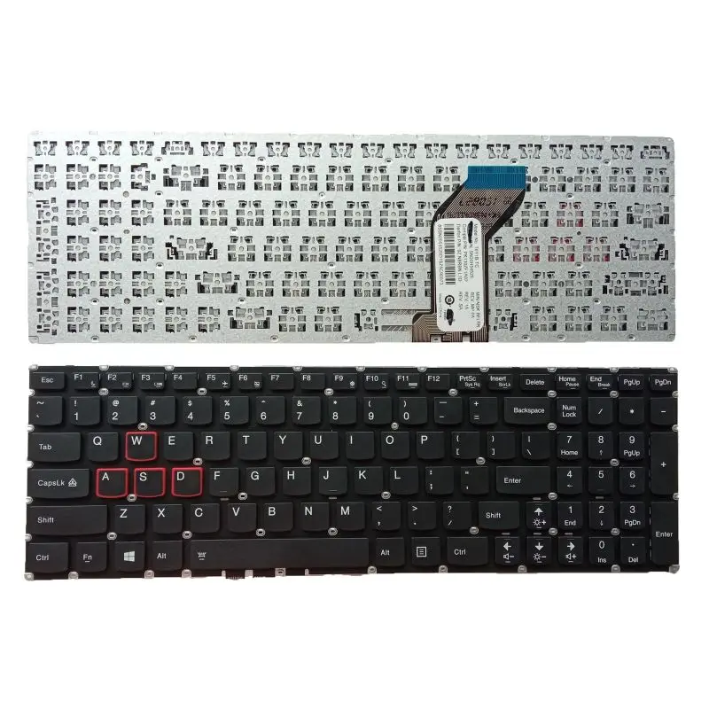 

US New For Lenovo Ideapad Y700 Y700-15 Y700-15ISK Y700-15ACZ Y700-17ISK Y700-15ISE с английской раскладкой без подсветки клавиатуры для ноутбука