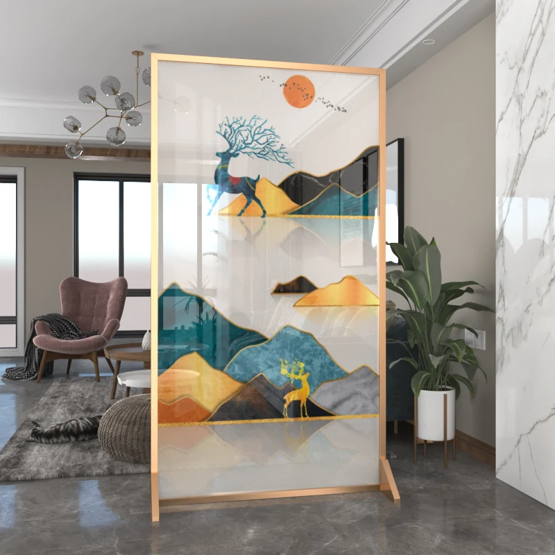 Скандинасветильник роскошный вход художественный экран перегородка для