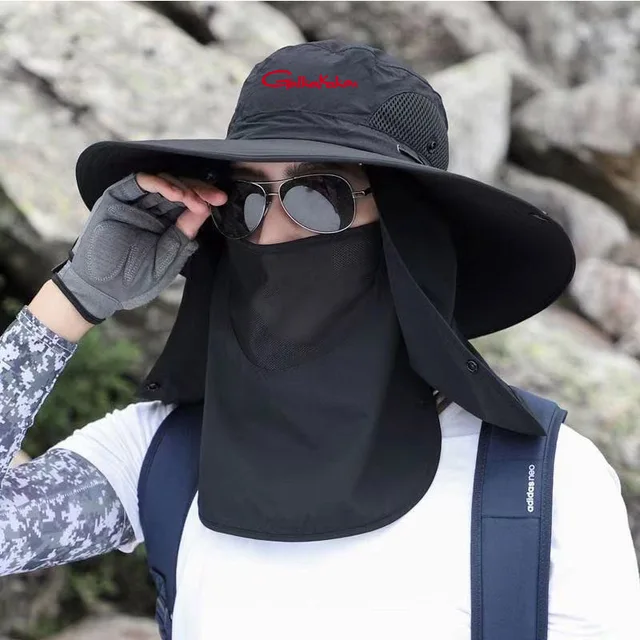 Fishing Hat Large Brim Sun Protection 