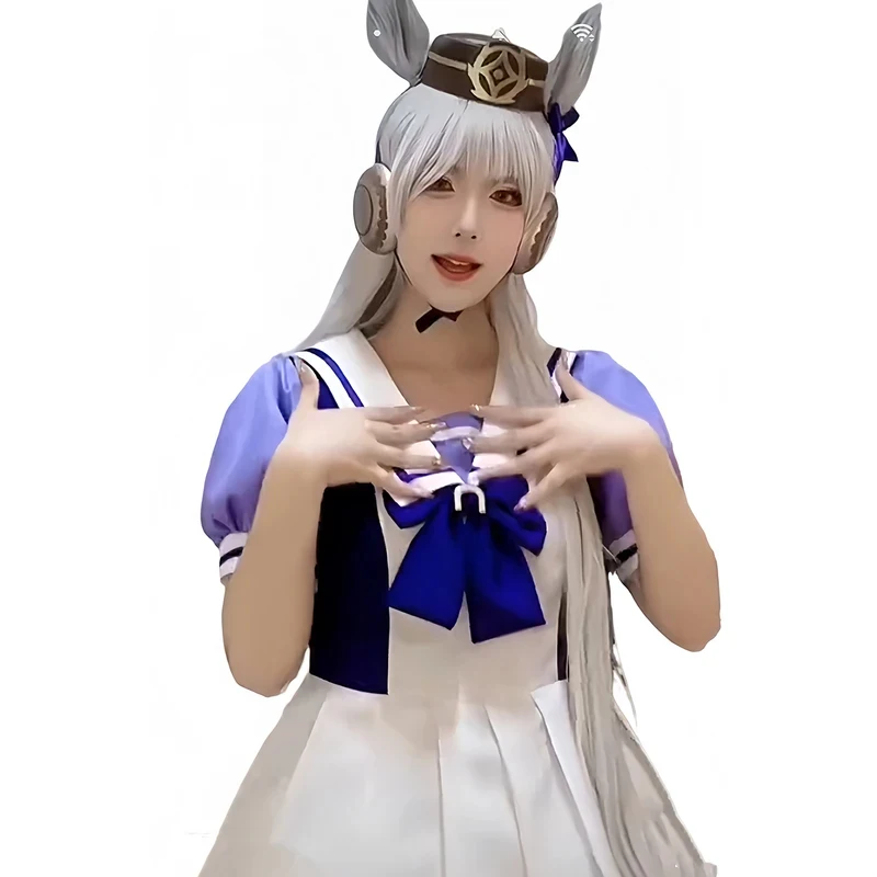Фото Костюм для косплея по аниме-игре Uma Musume Pretty Derby: школьная форма Токай Тейо, косплей Голд Шип, специальная неделя, платье-матроска в стиле Лолита №4
