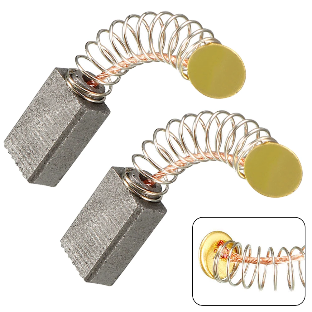 2pcs Carbon Brushes 13x 8x 5mm For Circular Saws Miter Saws Electric Drills Electric Hammer Drills Dust Collectors Motorcycles