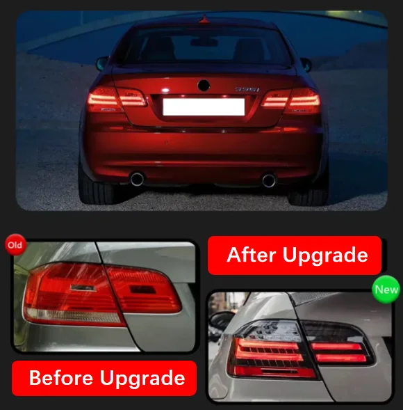 Фото Аксессуары для автомобилей SJC E93 для BMW 3 серии M3 E93 E92, светодиодные задние фонари 2005-2012, CSL, указатели поворота, стоп-сигналы, задние фонари, установка Plug and Play. №4