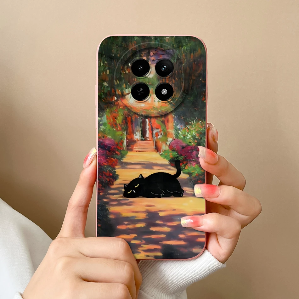 Чехол для телефона Oppo Realme12 Lite из жидкого силикона